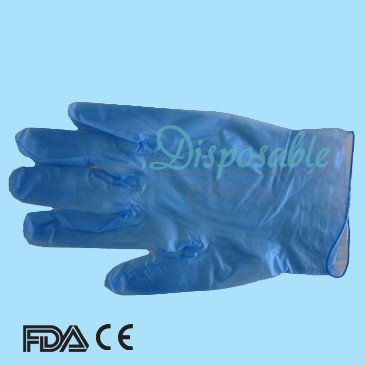 Disposable powder free vinyl gloves