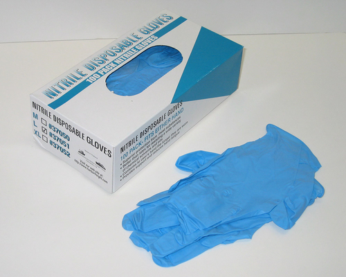 Nitrile powder free medical glove